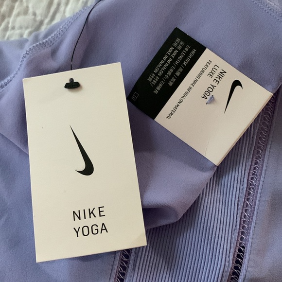 NIKE YOGA LUXE Training Leggings with 7/8 leg, high waist ribbed sides Sri Lanka - Picture 16 of 16